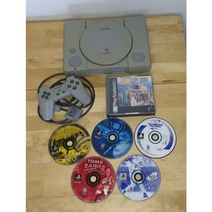 PlayStation Console With 6 Games